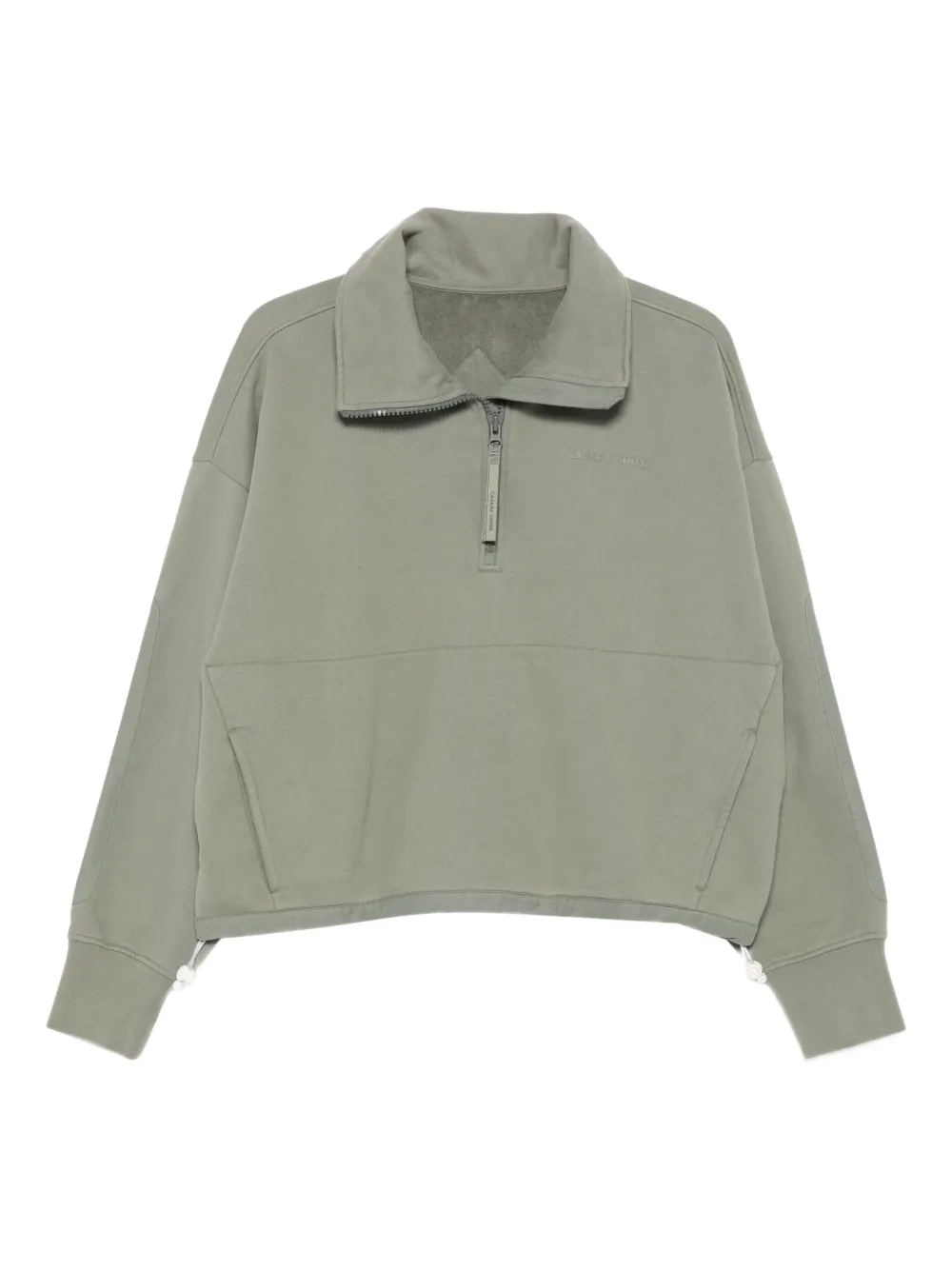 Canada Goose Quincy sweater met halve rits Groen