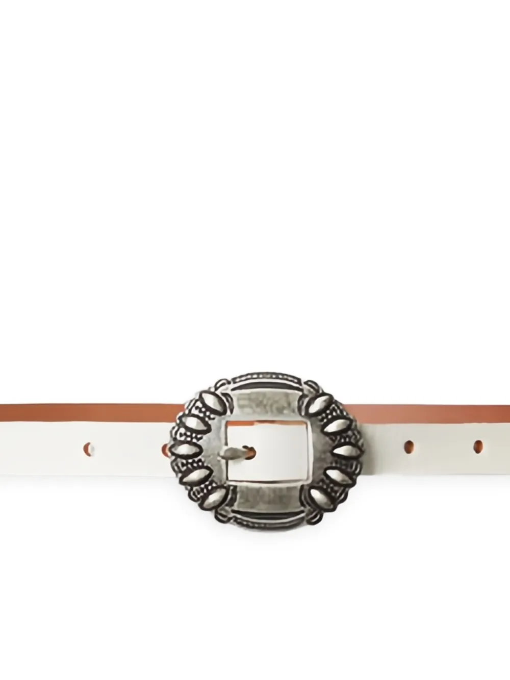 Polo Ralph Lauren embellished buckle belt Wit
