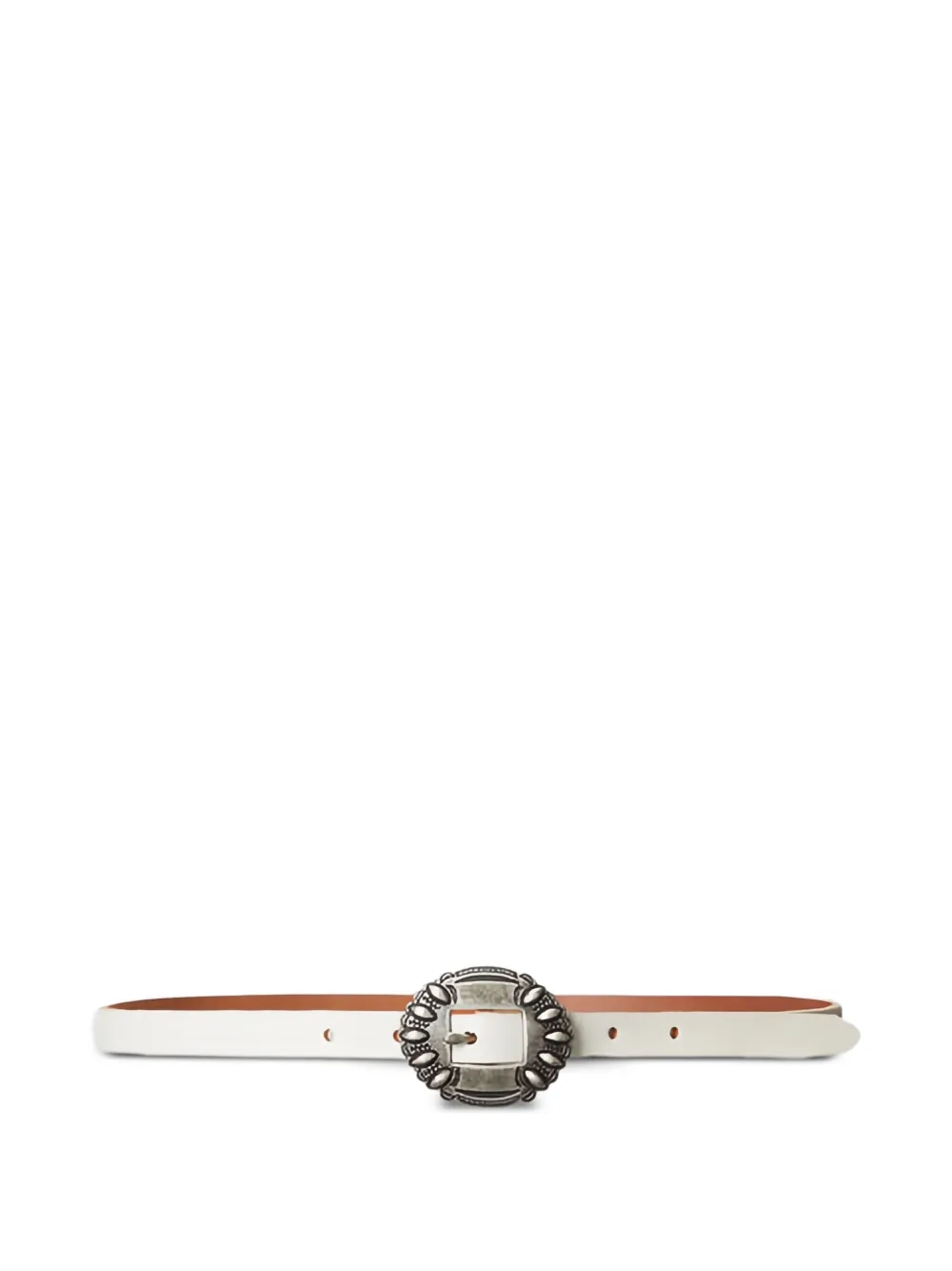 Polo Ralph Lauren embellished buckle belt Wit