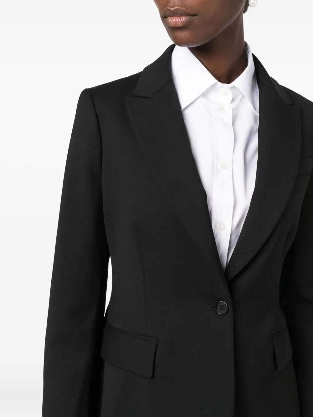 P.A.R.O.S.H. Blazer van wolblend Blauw