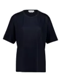 Gabriela Hearst Kirby short-sleeve crew-neck cashmere t-shirt - Blue
