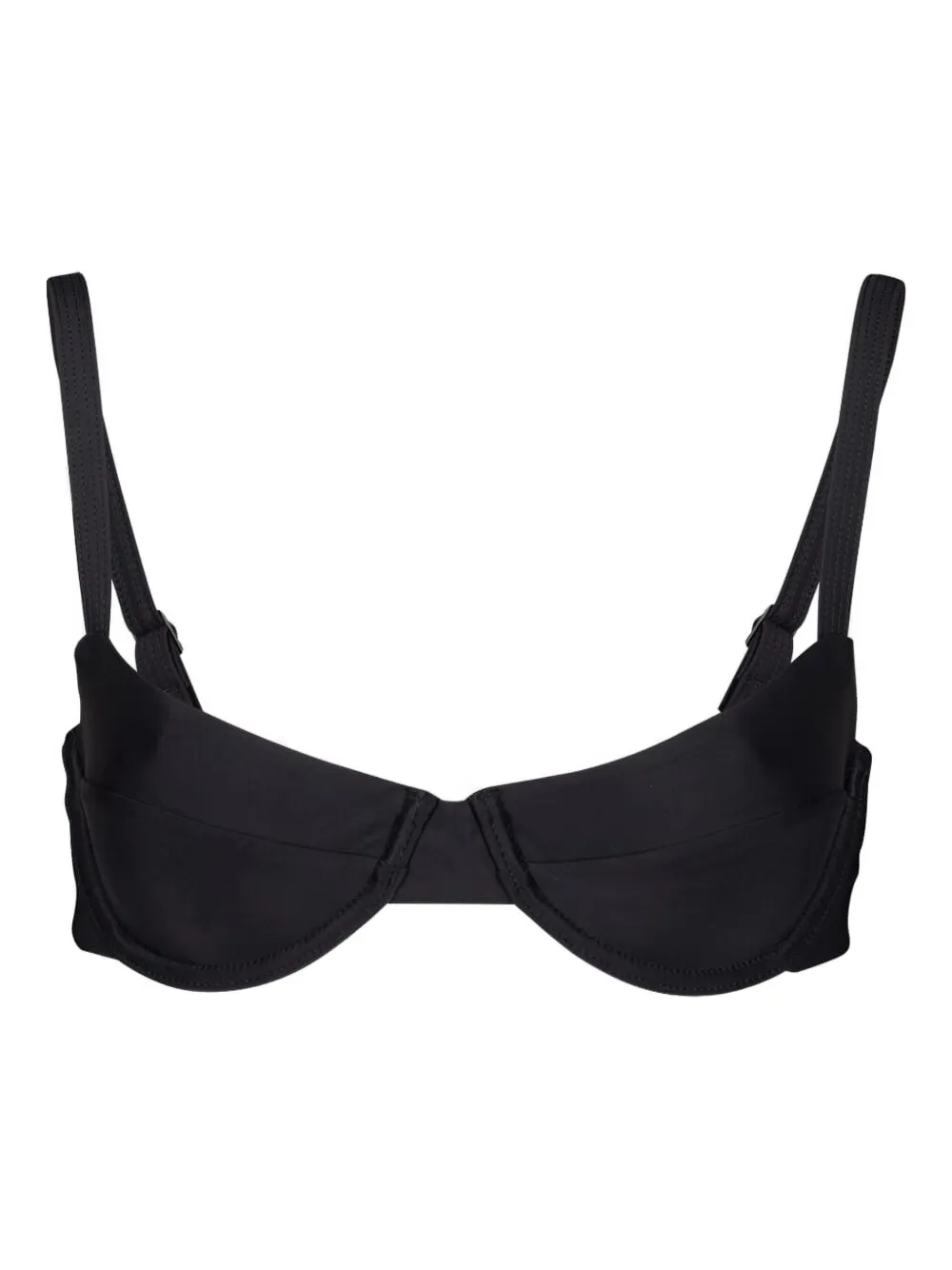 Matteau balconette bikini top | Black | Image 1