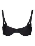 Matteau balconette bikini top - Black