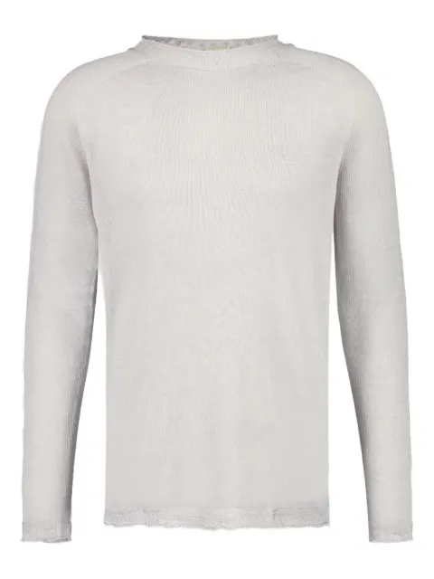 120% Lino long-sleeve linen sweater