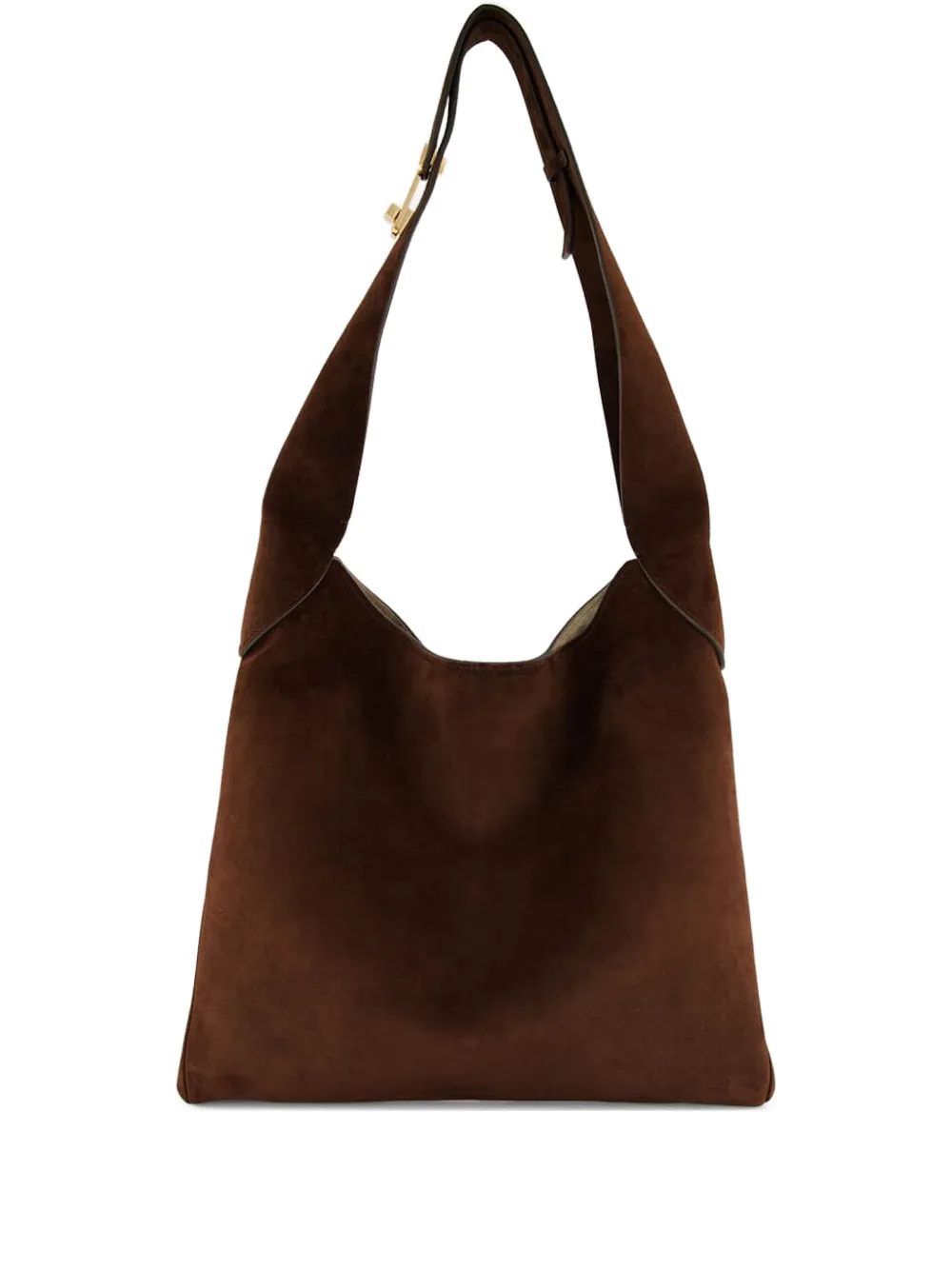 small suede tote bag