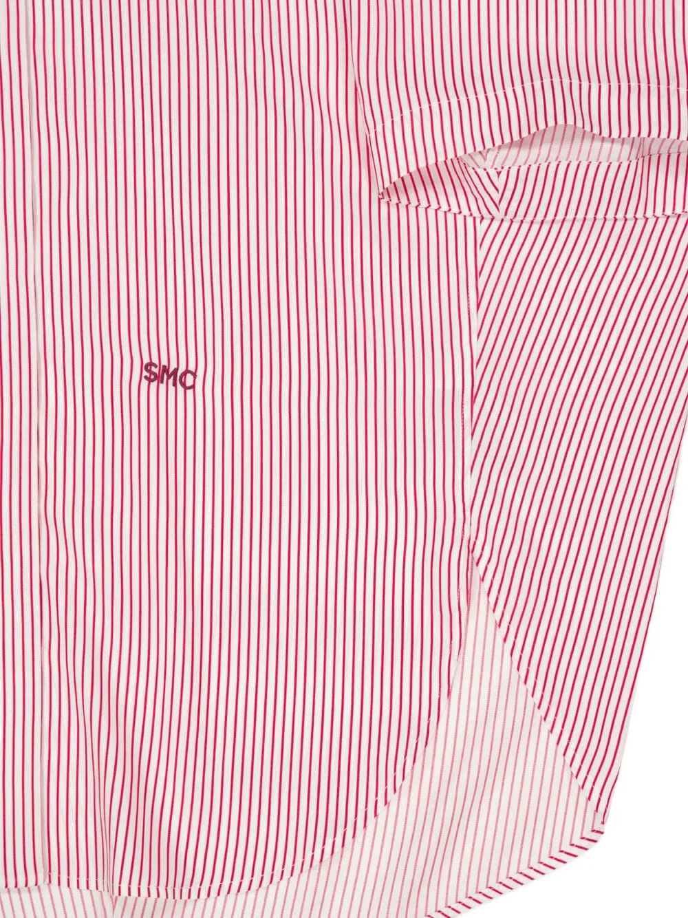 Stella McCartney striped silk shirt Rood