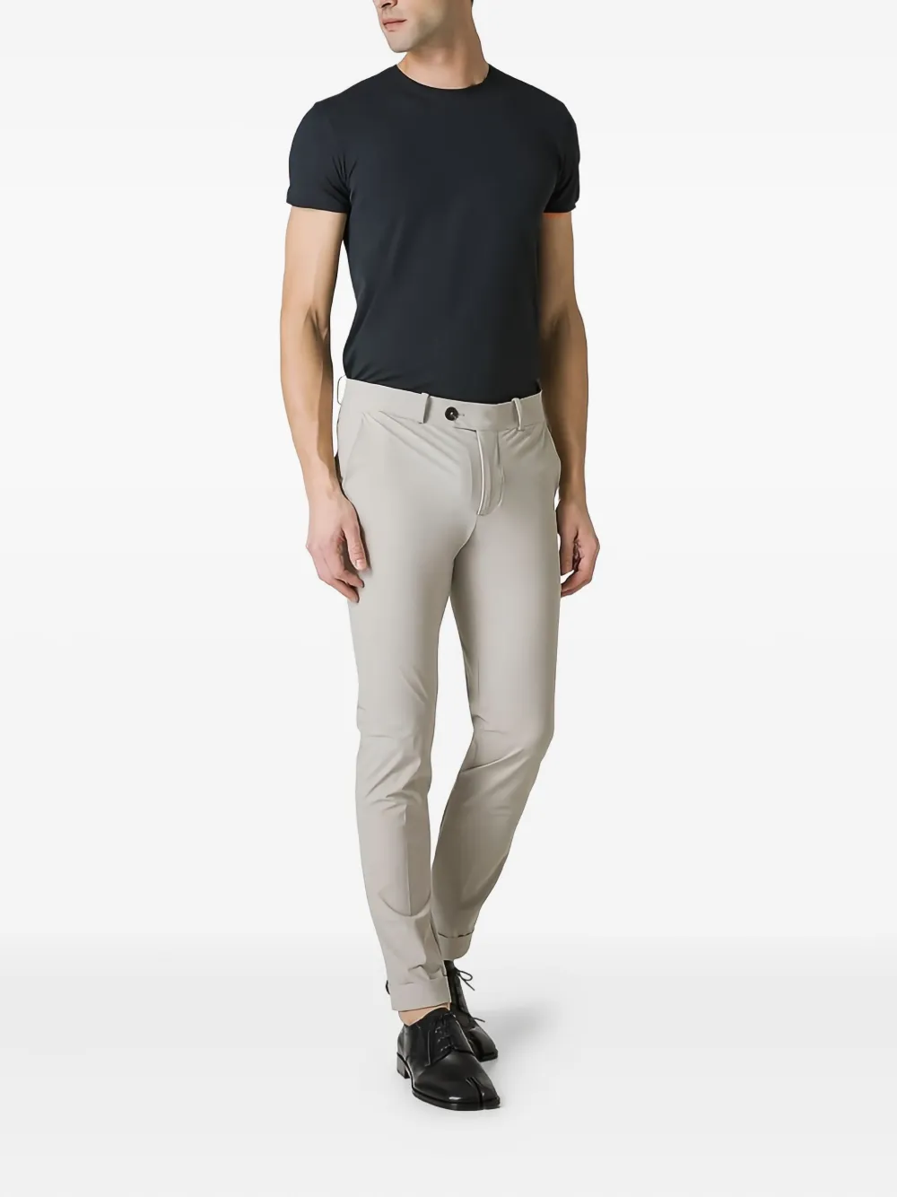 Roberto Ricci Designs Broek met omgeslagen pijpen - Grijs