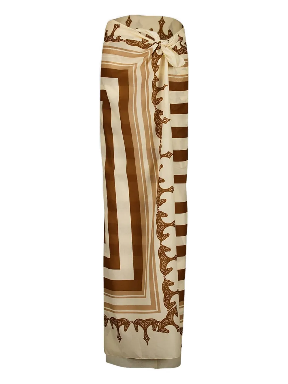 palm-tree striped pareo
