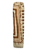 Johanna Ortiz palm-tree striped pareo - Brown