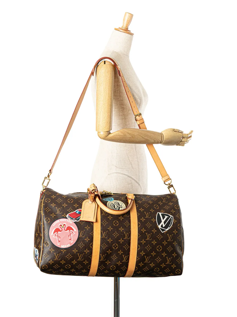 Louis Vuitton Pre-Owned 2016 Monogram World Tour Keepall Bandouliere 50 travel bag | Pre-Owned | Image 2