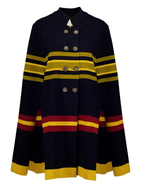 PAULA striped knitted cape