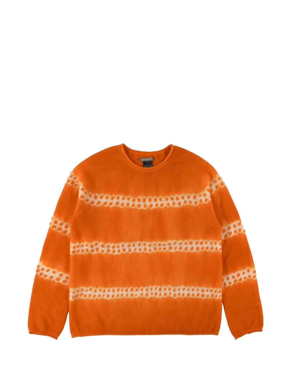 Suzusan Maglione con fantasia tie dye - Arancione