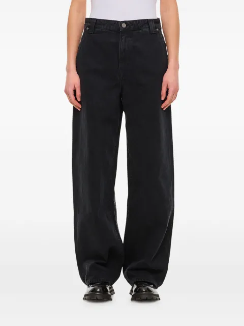 KHAITE cotton slashed-pocket jeans