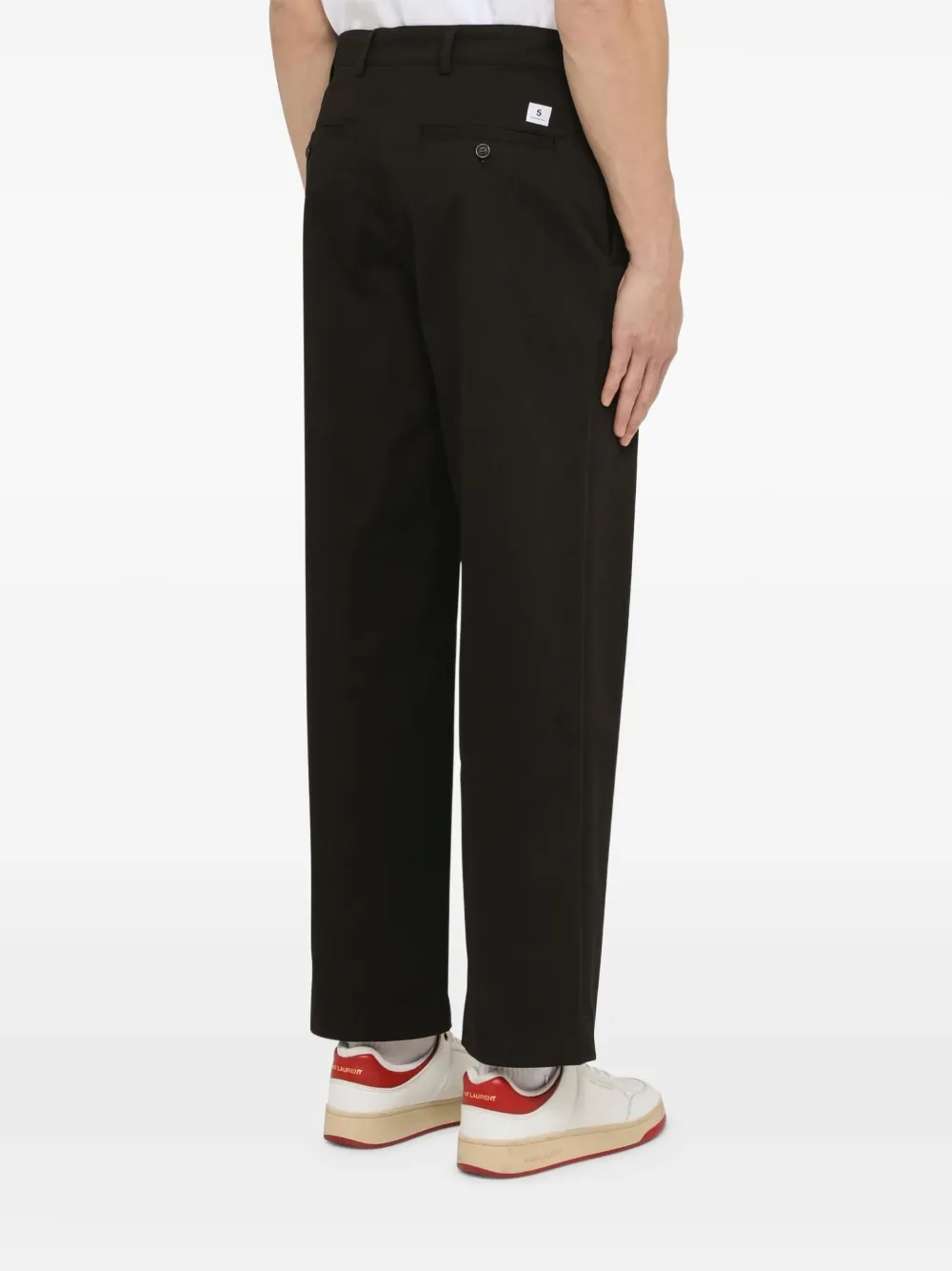 Department 5 Broek met knoopsluiting Zwart