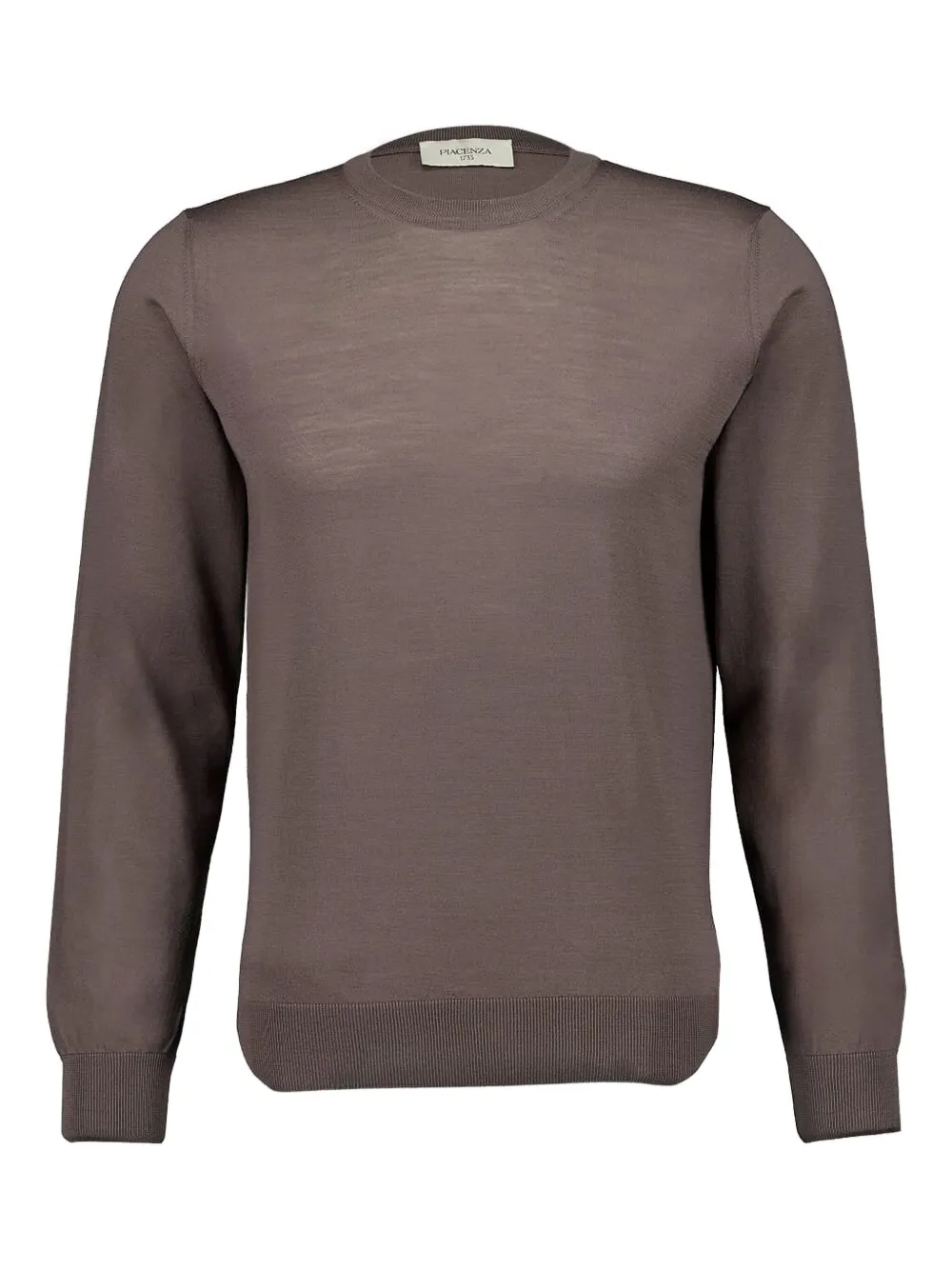 Piacenza Cashmere virgin wool jumper | Brown | Image 1