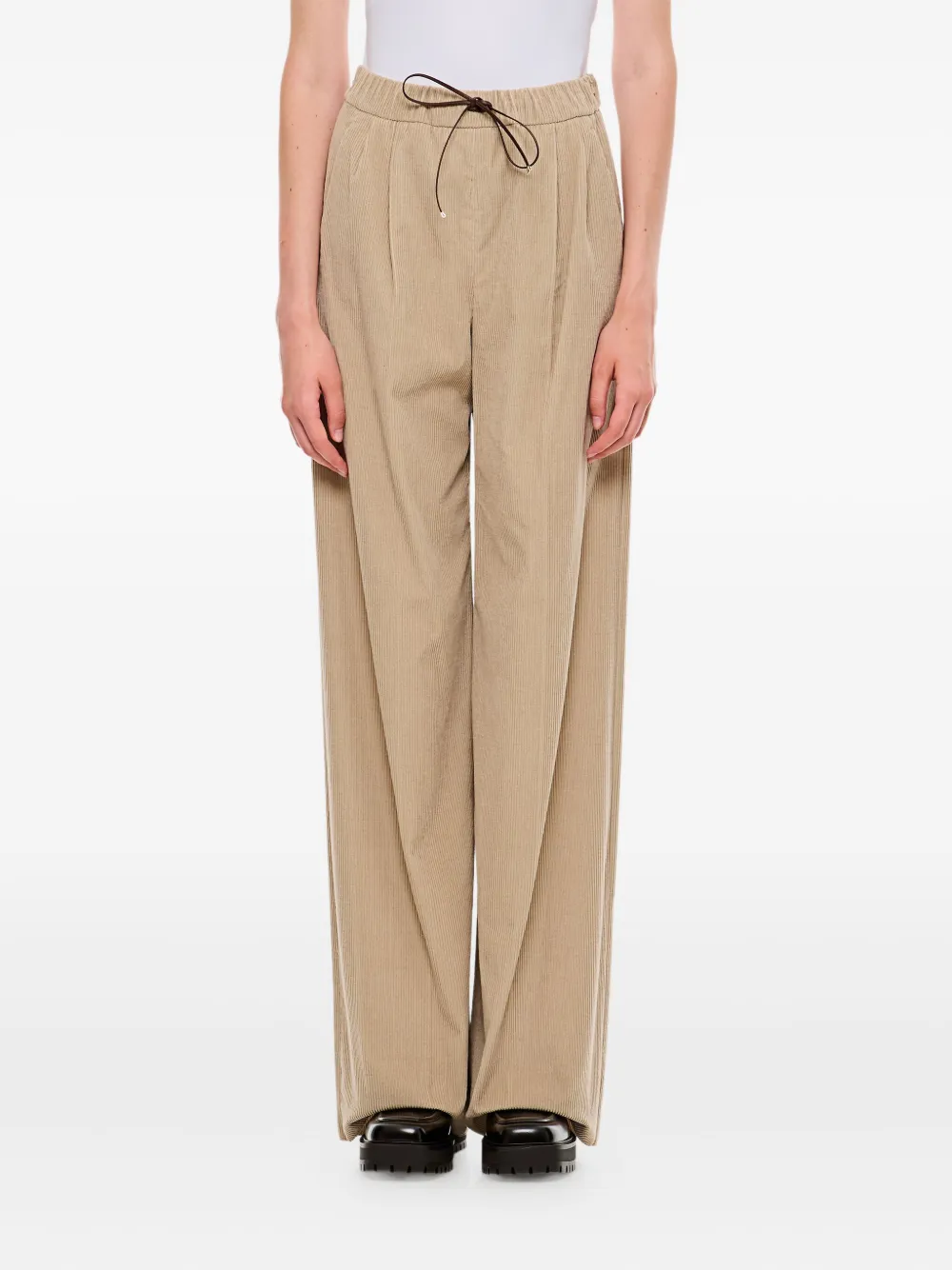 Max Mara Lerici タックパンツ - ニュートラル Max Mara Lerici タックパンツ - ニュートラル
