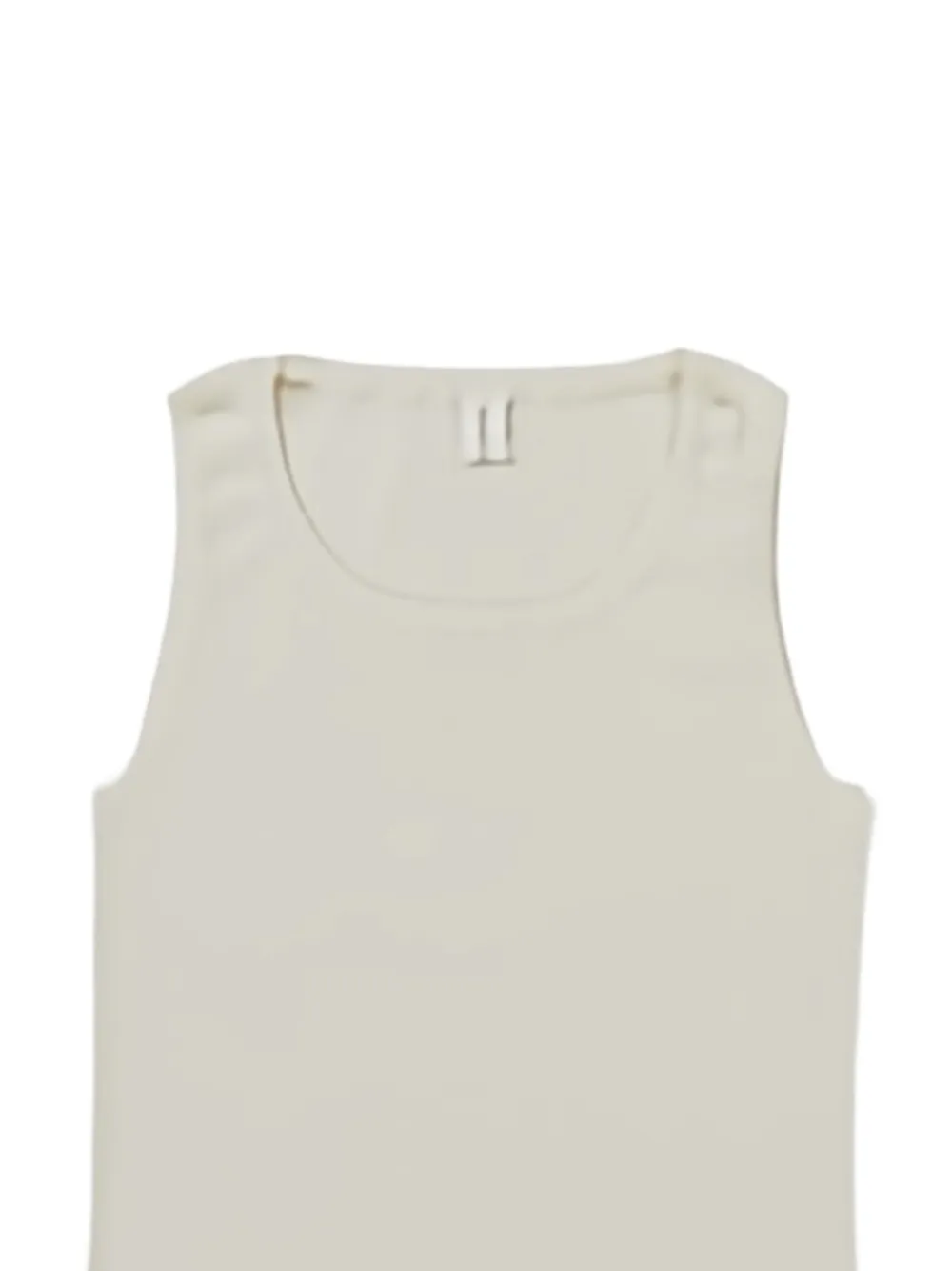 extreme cashmere Geribbelde tanktop Wit