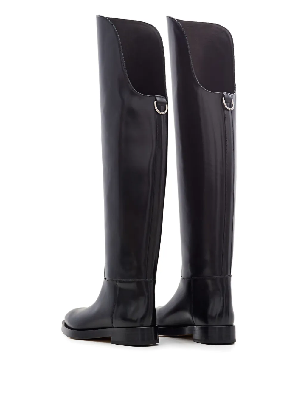 Durazzi Milano equestrian leather boots Black