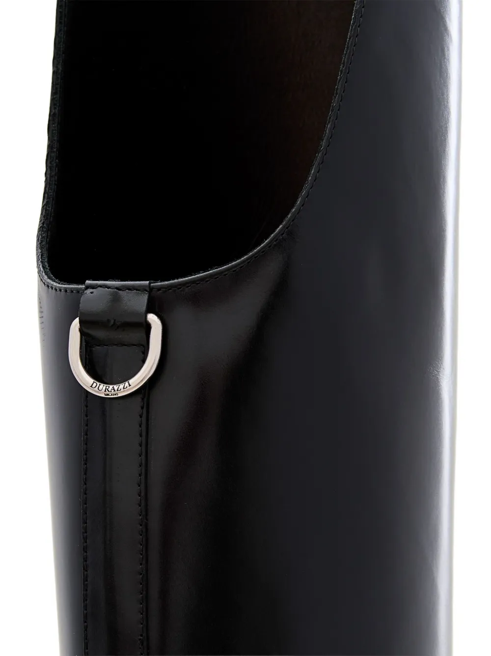 Durazzi Milano equestrian leather boots Black