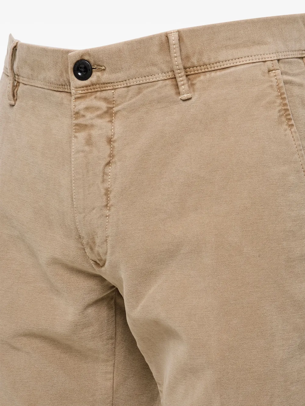 Incotex button-zip trousers Beige