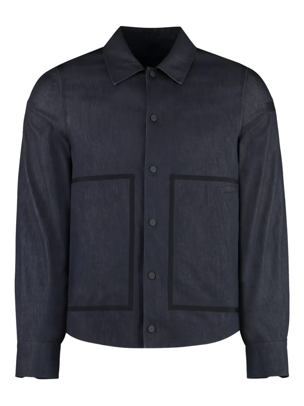 Roberto Ricci Designs Shirtjack met contrasterend stiksel Blauw
