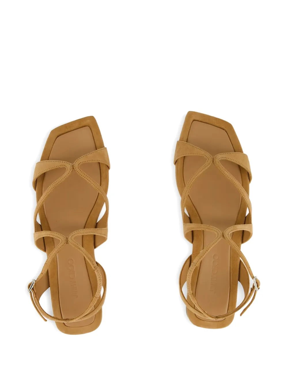Jimmy Choo Ayla strap flat sandals Brown