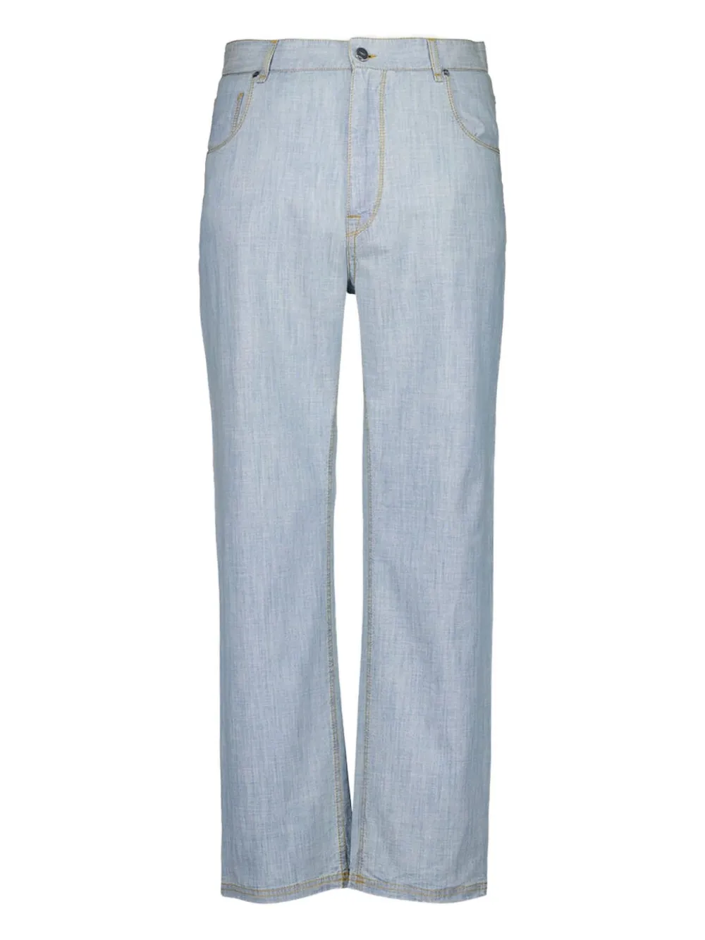 FENDI Chambray jeans met vijf zakken Blauw