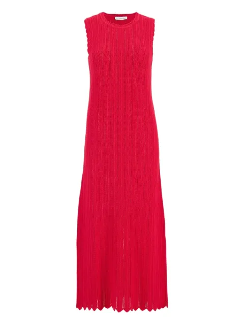 Altuzarra Sissi open-knit scalloped-hem maxi dress