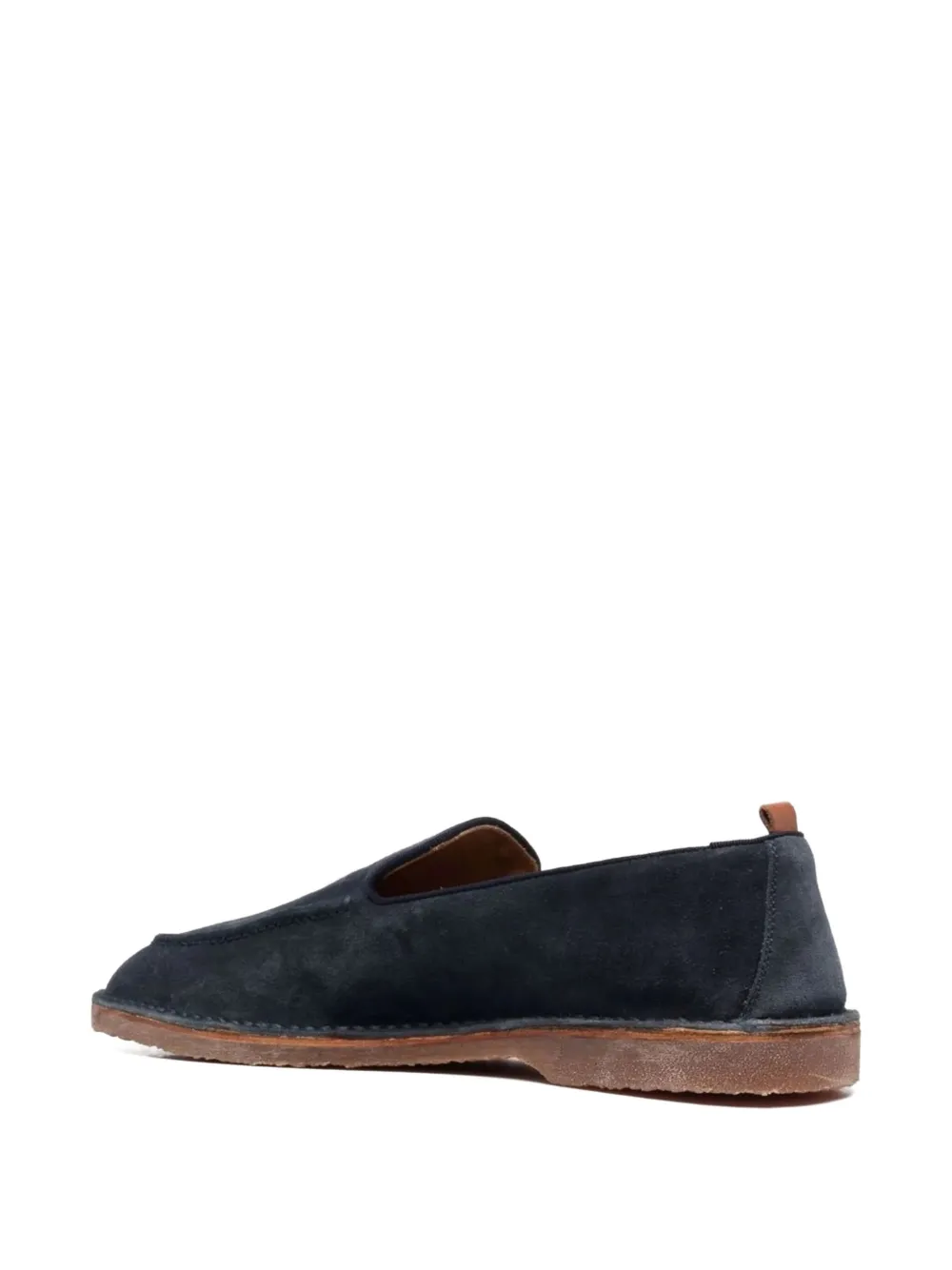 Buttero leather slip-on loafers Blue