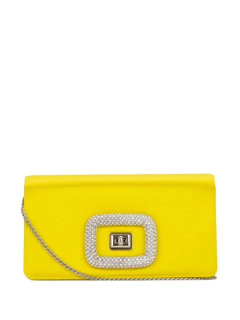 Roger Vivier mini Viv' Choc crystal-embellished cross body bag