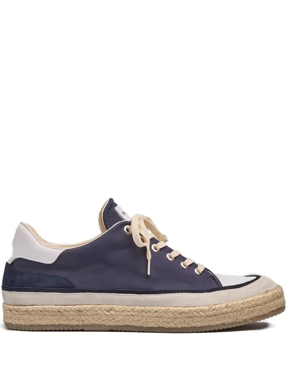PANCHIC S29 sneakers met espadrille-zool Blauw