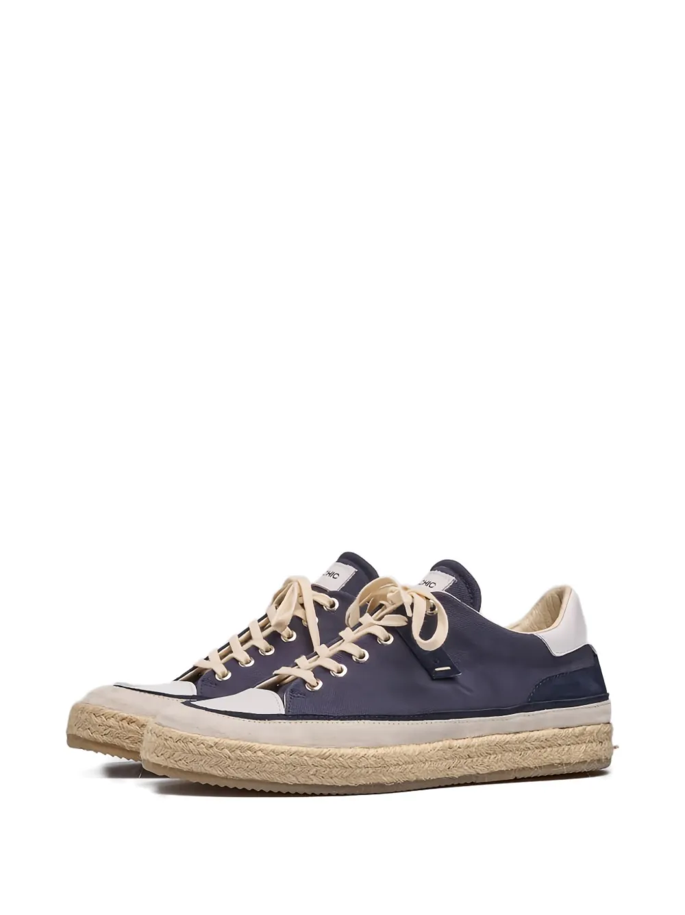 PANCHIC S29 sneakers met espadrille-zool Blauw