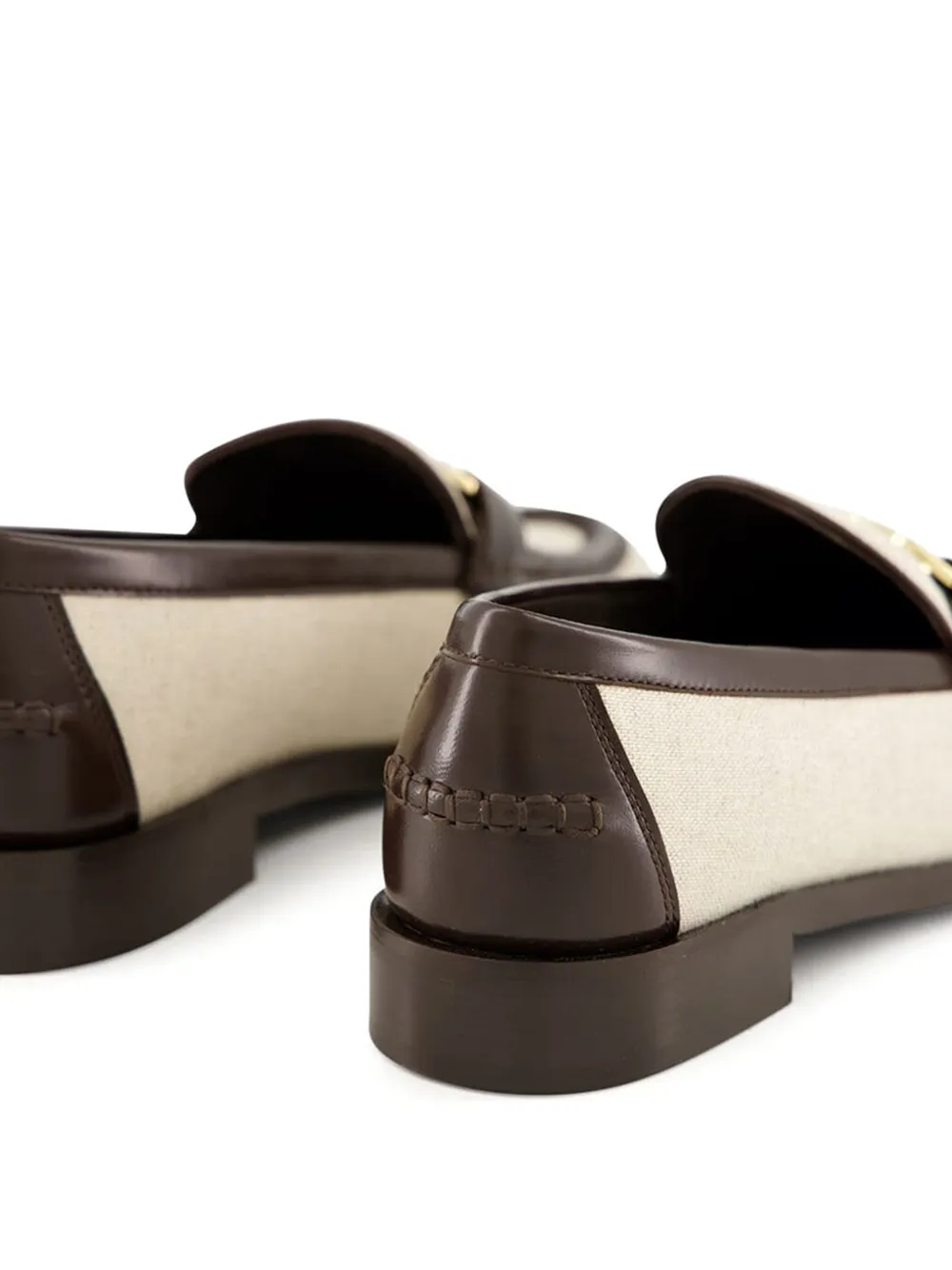 Ferragamo Maryan Gancini-detail loafers White