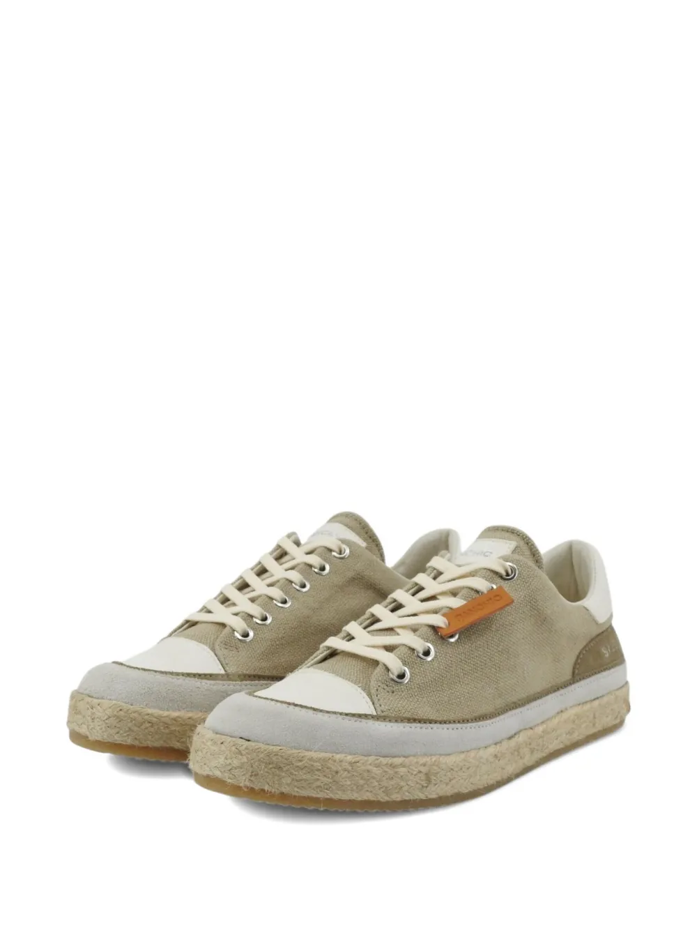 PANCHIC S29 sneakers met espadrille-zool Beige