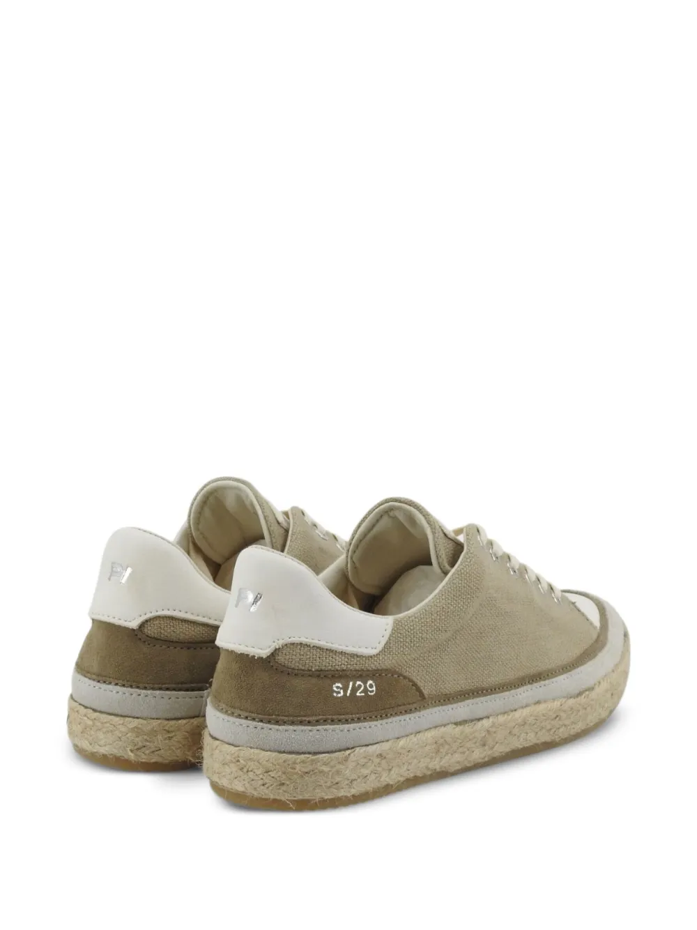 PANCHIC S29 sneakers met espadrille-zool Beige
