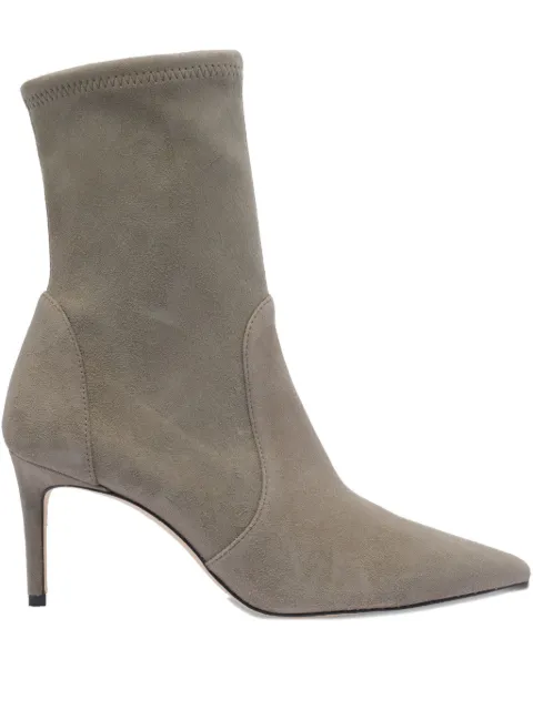 Stuart Weitzman 75mm suede heeled boots