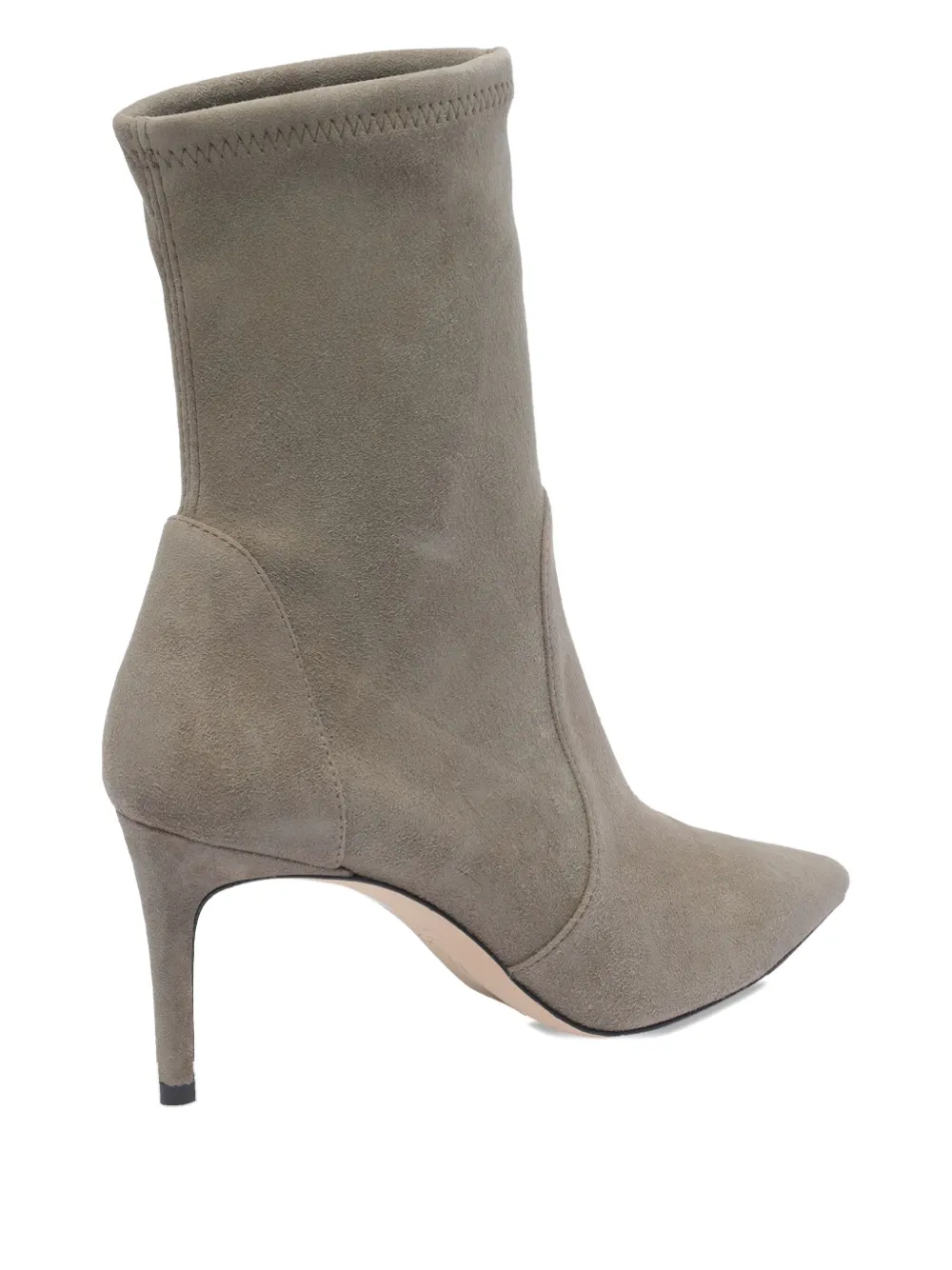 Stuart Weitzman 75mm suede heeled boots Grey