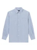 A.P.C. Sela striped cotton shirt - Blue