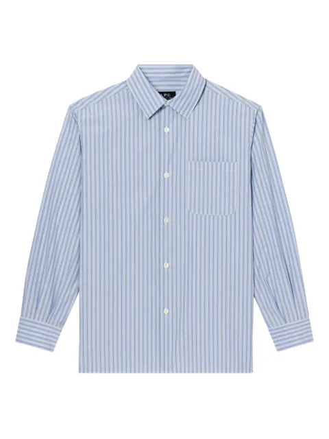 A.P.C. Sela striped cotton shirt