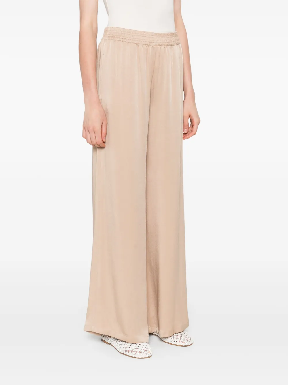 Fabiana Filippi Broek met elastische taille Beige