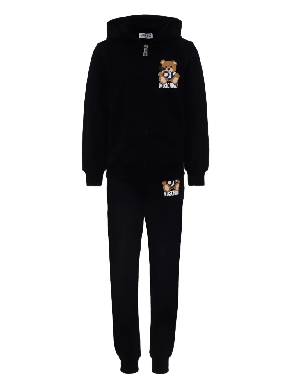Moschino Kids Bear-print tracksuit set | Black | Image 1