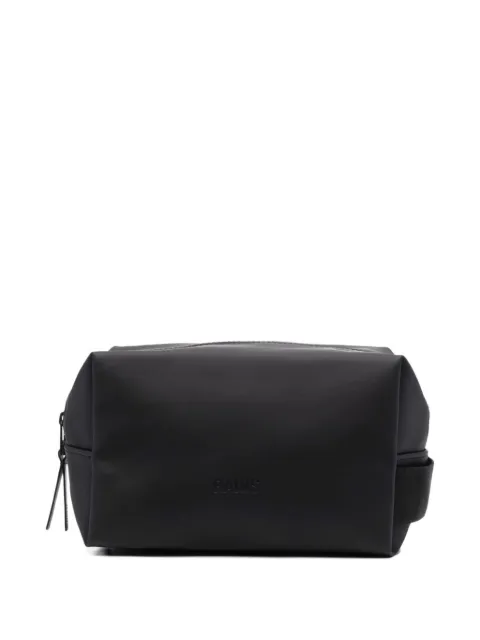 Rains polyurethane zippered toiletry bag