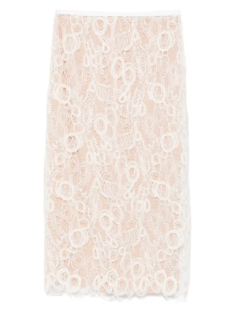 Fabiana Filippi lace scalloped-hem skirt