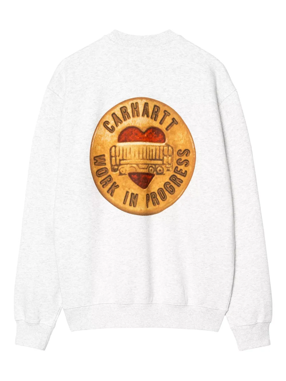Carhartt WIP Button crew-neck sweatshirt - Grijs