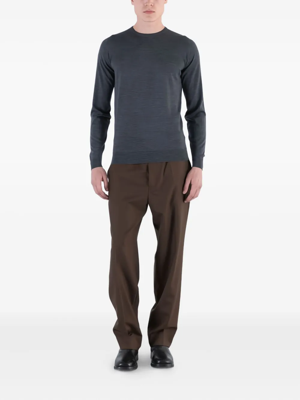 John Smedley Clundy top - Grijs