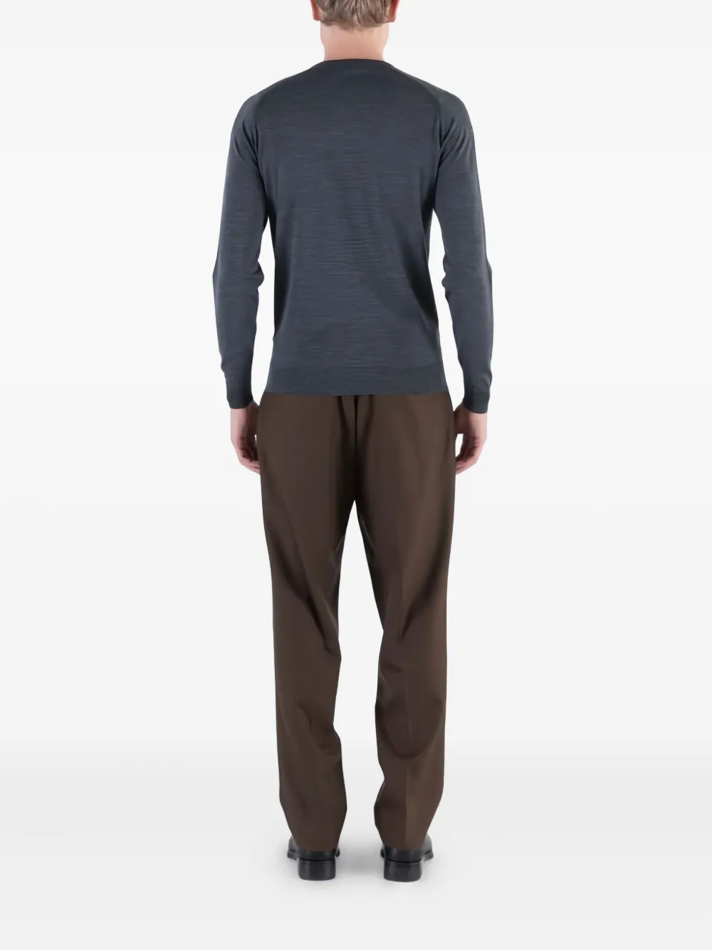 John Smedley Clundy Top In Gray