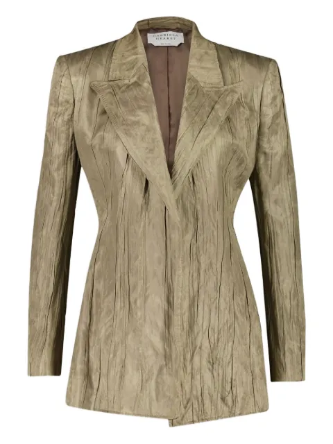 Gabriela Hearst Mairi crinkled blazer