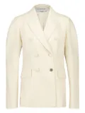 Gabriela Hearst double-breasted silk blazer - White