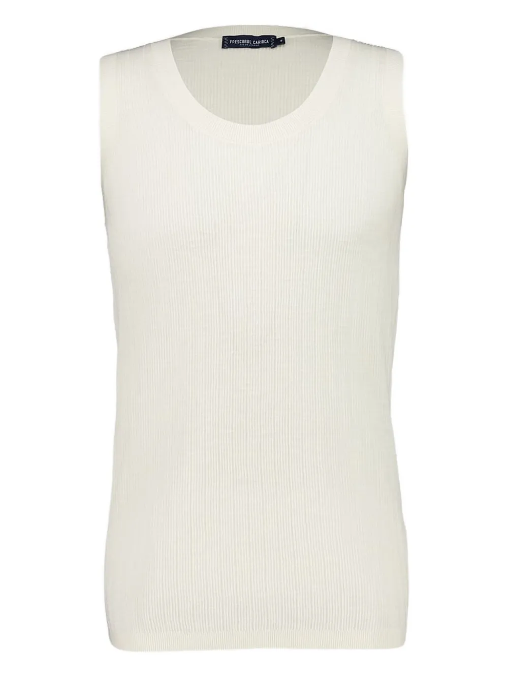 Prado ribbed cotton-blend vest