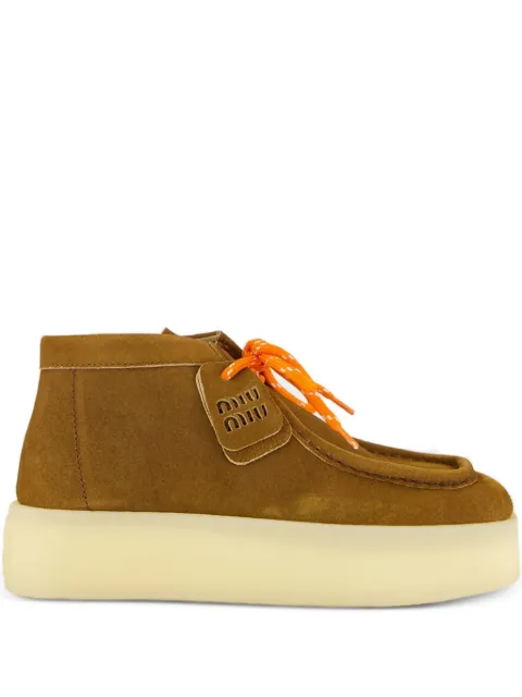 Miu Miu platform ankle sneakers